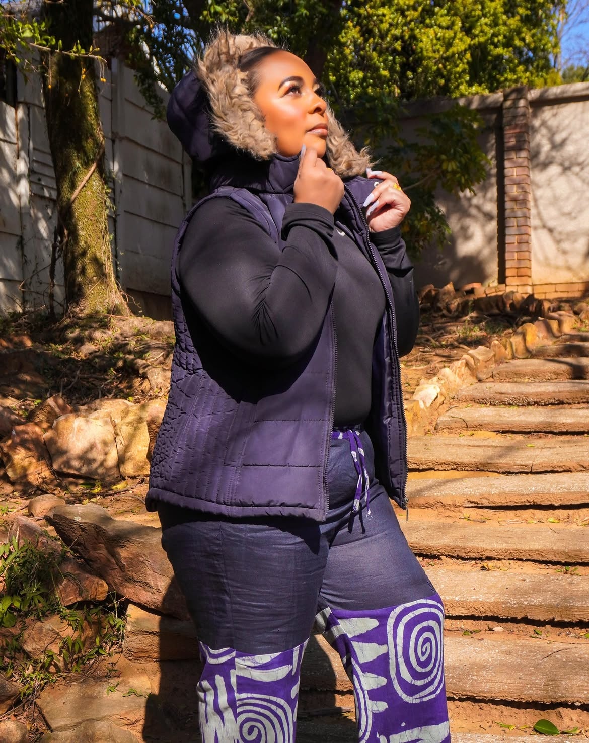 Fashion and outdoor creative shoot